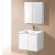 Modern white  Glossy MDF Bathroom Vanity Cabinet with Mirrors