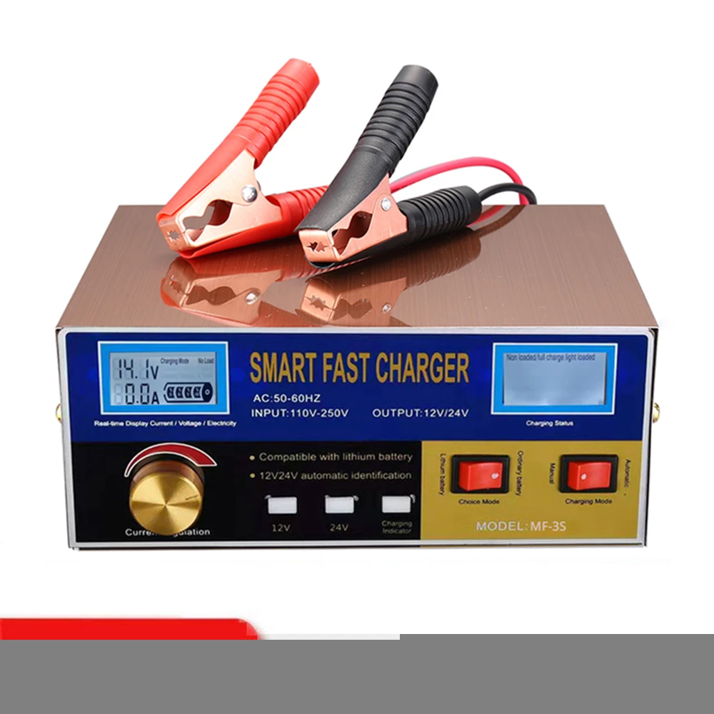 Monfara Professional Battery Charger Manufacturer High Power Smart Truck Battery Charger 24V Fast Heavy Duty Car Battery Charger