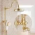 Import Most popular Gold Dual Handle antique bathroom hand shower and shower faucet of bath tap manufacturer from China