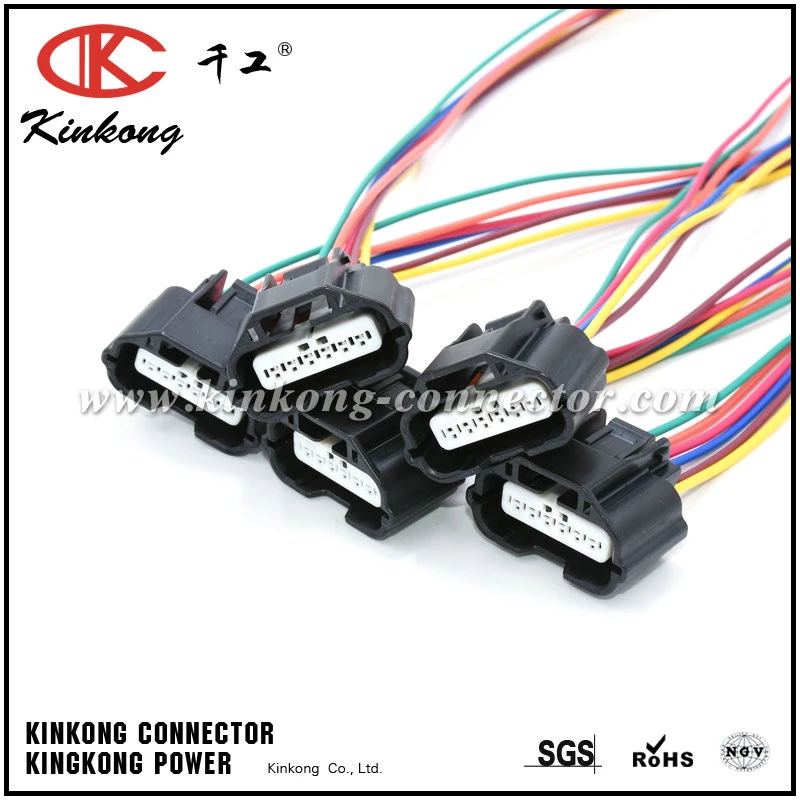 Motorcycle Wiring Harness with 6 pin 7 pin connector