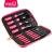 Import MSQ newest 10 pcs makeup tools with pink pouch professional animal hair Brush OEM makeup brushes from China