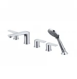multi function deck mount bathtub bath shower faucet set mixer tap bath tub faucet