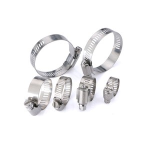 Multi Specification plain surface treatment quick release stainless steel hose clamp