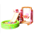 Import Multifunction combination colorful home indoor plastic slide and swing playground basketball toys from China