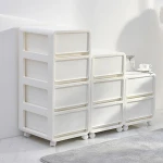 Multifunctional household plastic drawer storage box Multi-layers organiser drawer