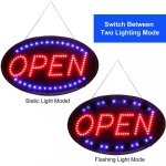 NAILTALK Outdoor Indoor Window Barber Shop Full Color Hair Salon Open Acrylic Neon Board Led Light Sign