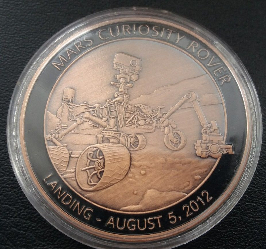 Buy Nasa Space Program Commemorative Mars Curiosity Rover Medallion ...