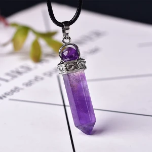 Natural Crystal Jewelry Healing Stone Clear Quartz Pendant For Ladies Jewelry Gift