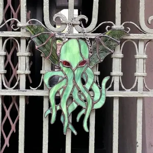 New 3D Cthulhu Suncatcher octopus home decor Acrylic crystal pendant stained glass sheets window hanging ornaments car pendant