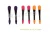 Import New Arrival 6 Pcs Plastic Makeup Eyeshadow brush set with Sponge tip Eyeshadow Applicator from China