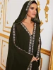 New Arrival Loose Muslim abaya with stones Muslim Dubai Arabic Hooded Abaya Dress abaya wholesale dubai muslim dresses