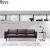 New brown leather Modern executive Office Space sofa set designs small office sofa furniture KD legs removable cushions