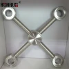 new design 200mm curtain wall 304 or 316 stainless steel glass spider fitting for project