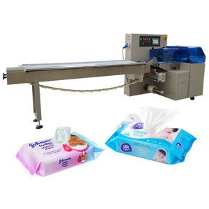 New design Baby Wet Towels Packaging Horizontal Hand Wipes Packing Machine with CE certificate