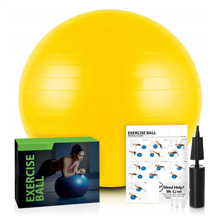 New Design Exercise Natural Rubber Yoga Fitness Ball,Yoga Ball 65Cm