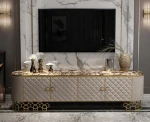 New Design Living Room Furniture Sets Cheap Price Media Entertainment Floor Bench Table Television TV Stand