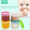 New design meal container food grade silicone baby food storage containers baby food feeding box