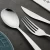 Import New Design Metal Inox Cutlery Set International Silver Stainless Steel Flatware from China
