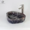 New Design Natural Purple Onyx Bathroom Sinks Onyx Wash Basin Amethyst Sink