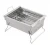 Import New Design Rotisserie Spit Stainless Steel Silver Color Portable Outdoor Collapsible Barbecue Choaroal Cyprus Hibachi BBQ Grill from China