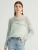 Import New design Round collar jacquard knitwear women pullover spring sense early spring short top foreign style woman sweater from China