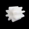 New Design White Nylon Plastic Sprockets Precision Customized Small Pom Gear