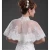 Import New Elegant Sheer half Sleeve Lace Wedding Jacket Vintage Wedding Bolero Bridal Jacket Bridal Wraps coat from China