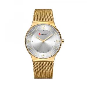 New Fashion Curren 8304 Luxury Watch Stainless Steel Strap Watch Japan Quartz Movement Men Wrist Watches