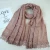 Import New high quality lace scarf pure cotton tie-dye stripes ordered pearl hollow autumn and winter versatile women&#x27;s shawl from China