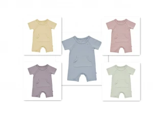New hot custom baby clothes  95% bamboo 5% spandex newborn baby onesie  baby rompers