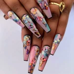 New Hot Design 18 colors 3D Colorful Laser butterfly Sticker Adhesive Nail Art Sticker Decoration accessories