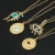 Import New jewelry accessories ladies fashion 18K gold plated  stainless steel brass pendant necklaces from China