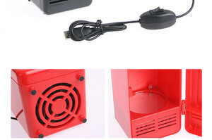 New Mini USB Fridge Cooler Gadget, Cooler/Warmer Cans Refrigerator