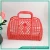 Import New product folding plastic shopping basket vegetable  fruit basket  with handles from China