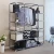 new product Metal clothes bedroom non-woven fabric black wardrobes for bedroom