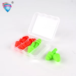 new product silicone material wax earplugs Noise proof and sound proof earplug for hearing protection
