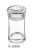 Import new productsinnovative productacrylic herb and spice tools typre glass salt shaker bottle jars from China