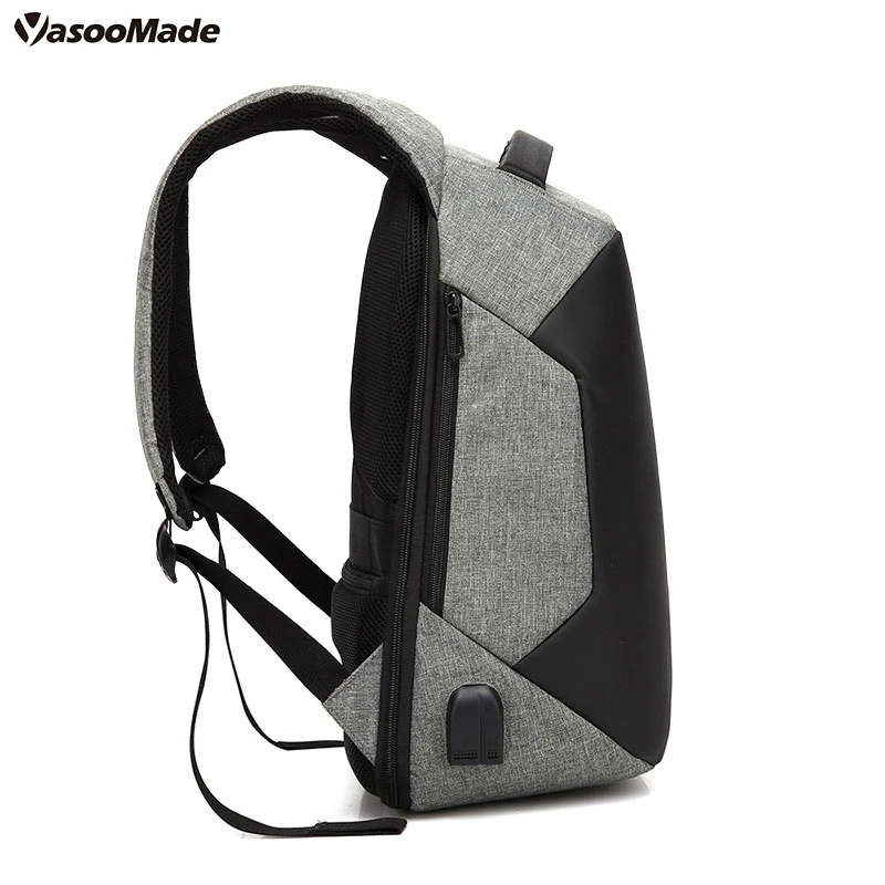 New travelling men smart anti-theft office back pack waterproof nylon school bag anti theft laptop backpacks