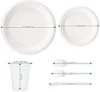New Type Wholesale Price Eco-Friendly Disposable Biodegradable Dinnerware Set