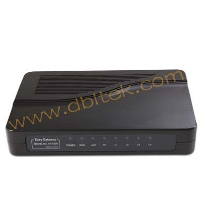 New VoIP FXS Gateway Voice and Data Router Adapter 4 ports Voip Gateway source manufacture