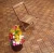 Import new walnuts color 12 slats outdoor funiture  interlocking hard wood flooring deck tiles from China
