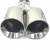 Import newest High quality steel stainless dual exhaust tip end pipe from China