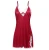 Import Nightgown red sexy mature bedtime sleepwear for women from China