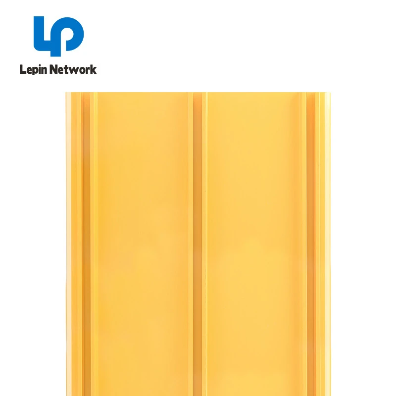 ningbo lepin factory supplier custom sizes yellow plastic cable tray pvc abs 600 60mm fiber optic cable tray and trunking covers