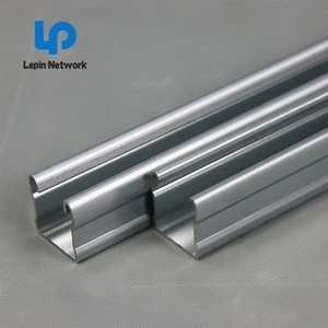 ningbo lepin hot sales  HDG  zinc 41*41MM  unistrut c channel 304 stainless steel c channel galvanized with holes for school