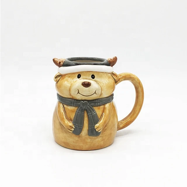 Novelty 3D Christmas Ceramic Mug Coffee Tea Milk Hot Water Cup Drinkware Wonderful Holiday Gift