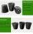 Import Nursery Pots 100 PCS Vegetable Flower Plant Plastic Pot Disposable Garden Tools from China