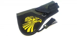 OEM 100% Customized High Quality Falconry Gloves , Hunting  Gloves , Made from Genuine  Cowhide Leather