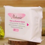 OEM factory disposable private label face makeup remover wet wipes