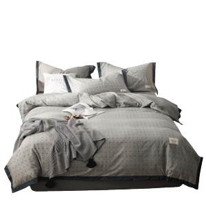 OEM Factory Wholesale Hotel elastic skirt bed sheet 100% cotton bedsheet